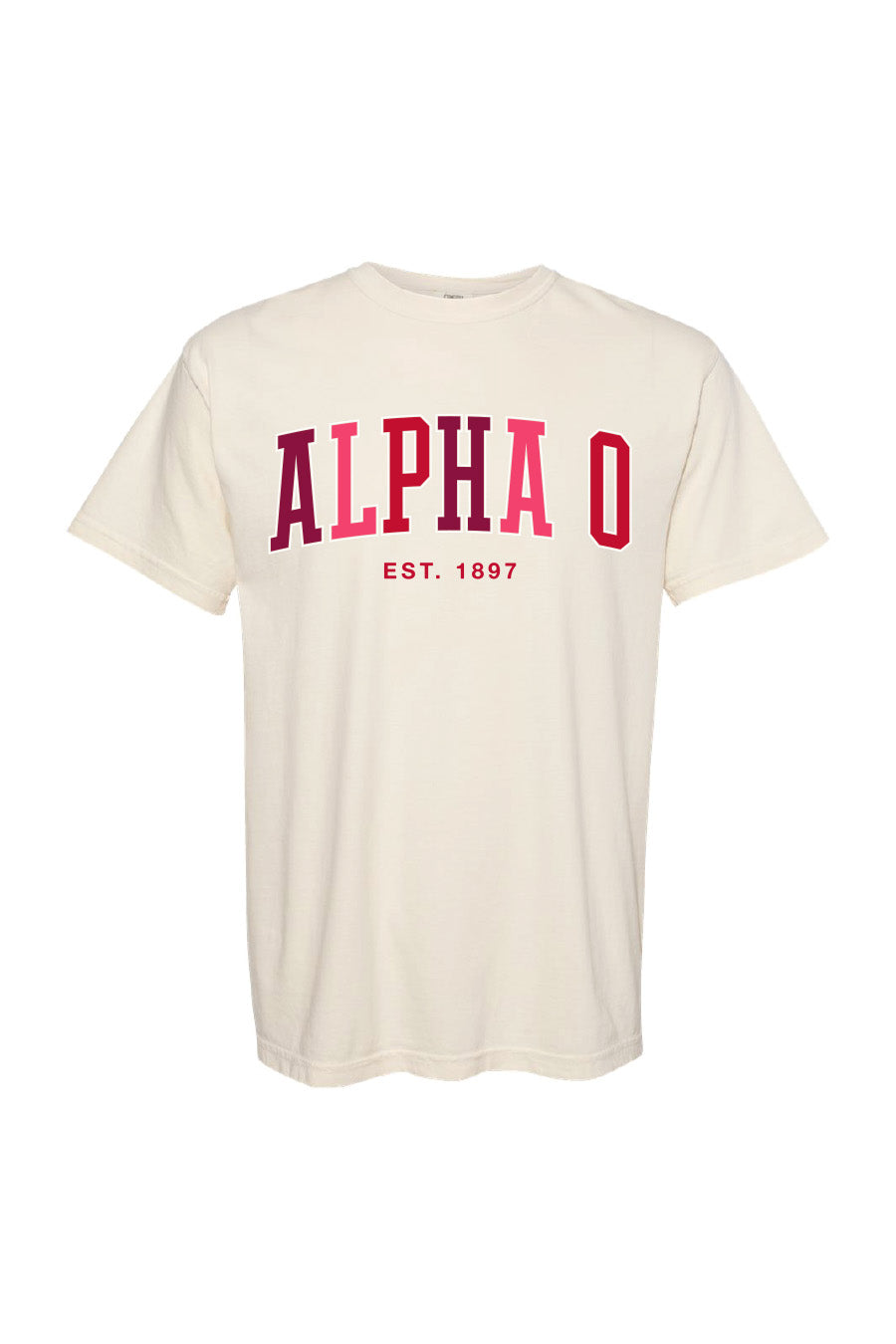 Alpha O Ivory Tee