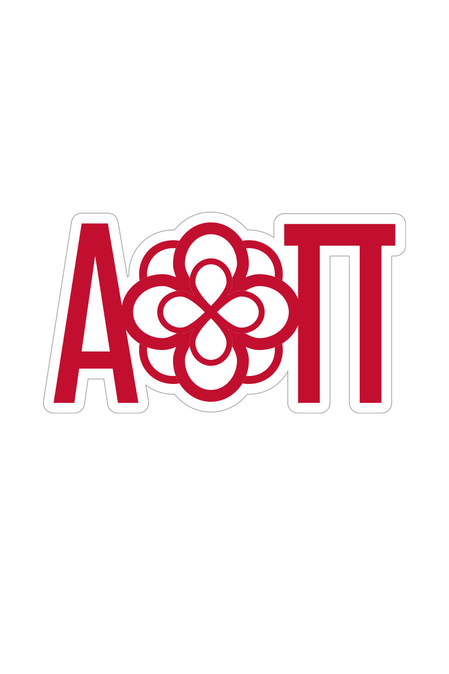 The AOII Infinity Rose Sticker