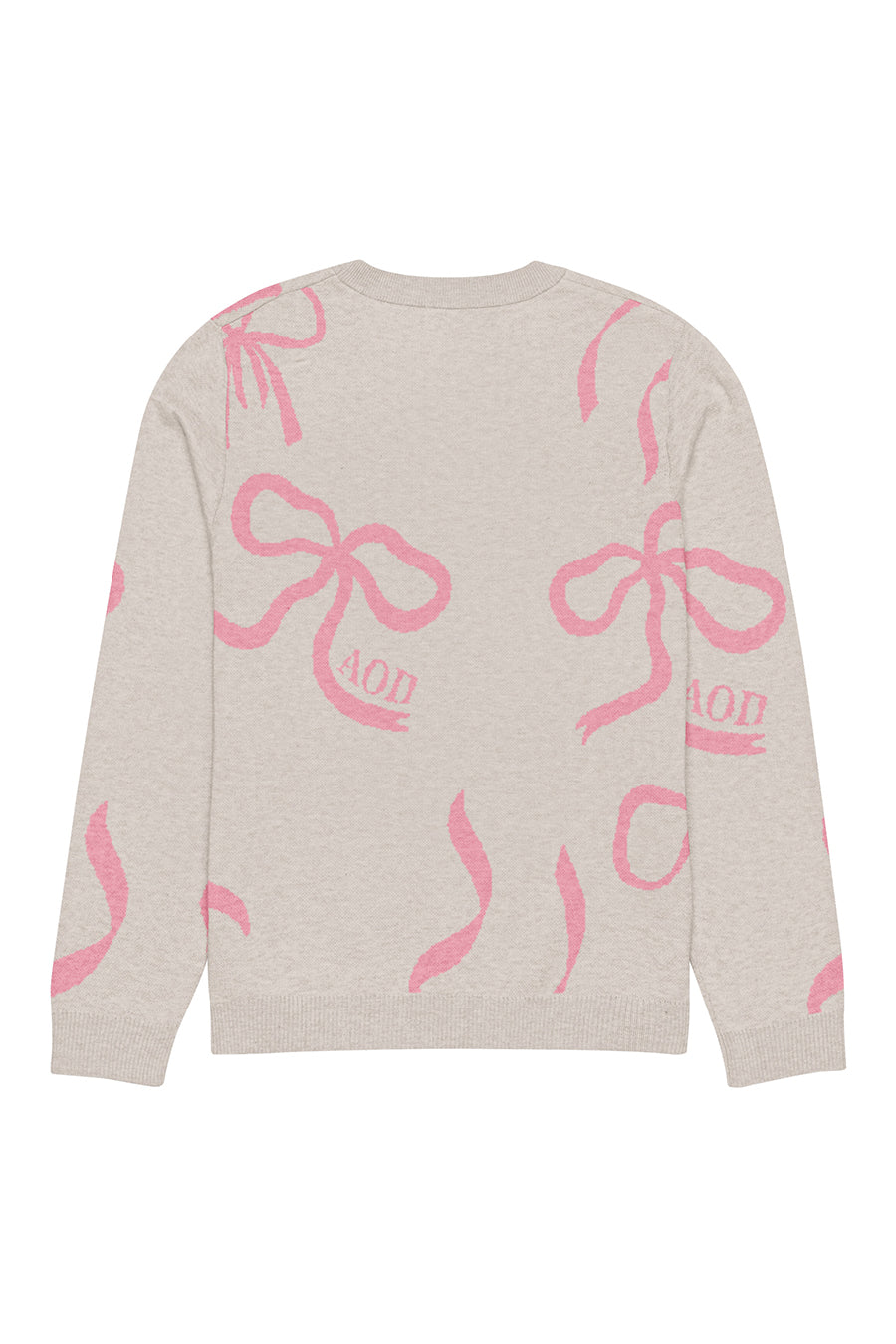 Lacy Bow Knitted Sweater