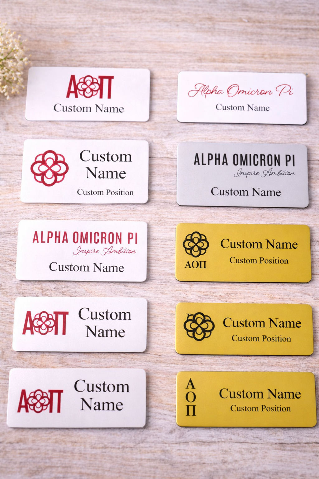Name Badges- NOT SOLD OUT!- See product description for details