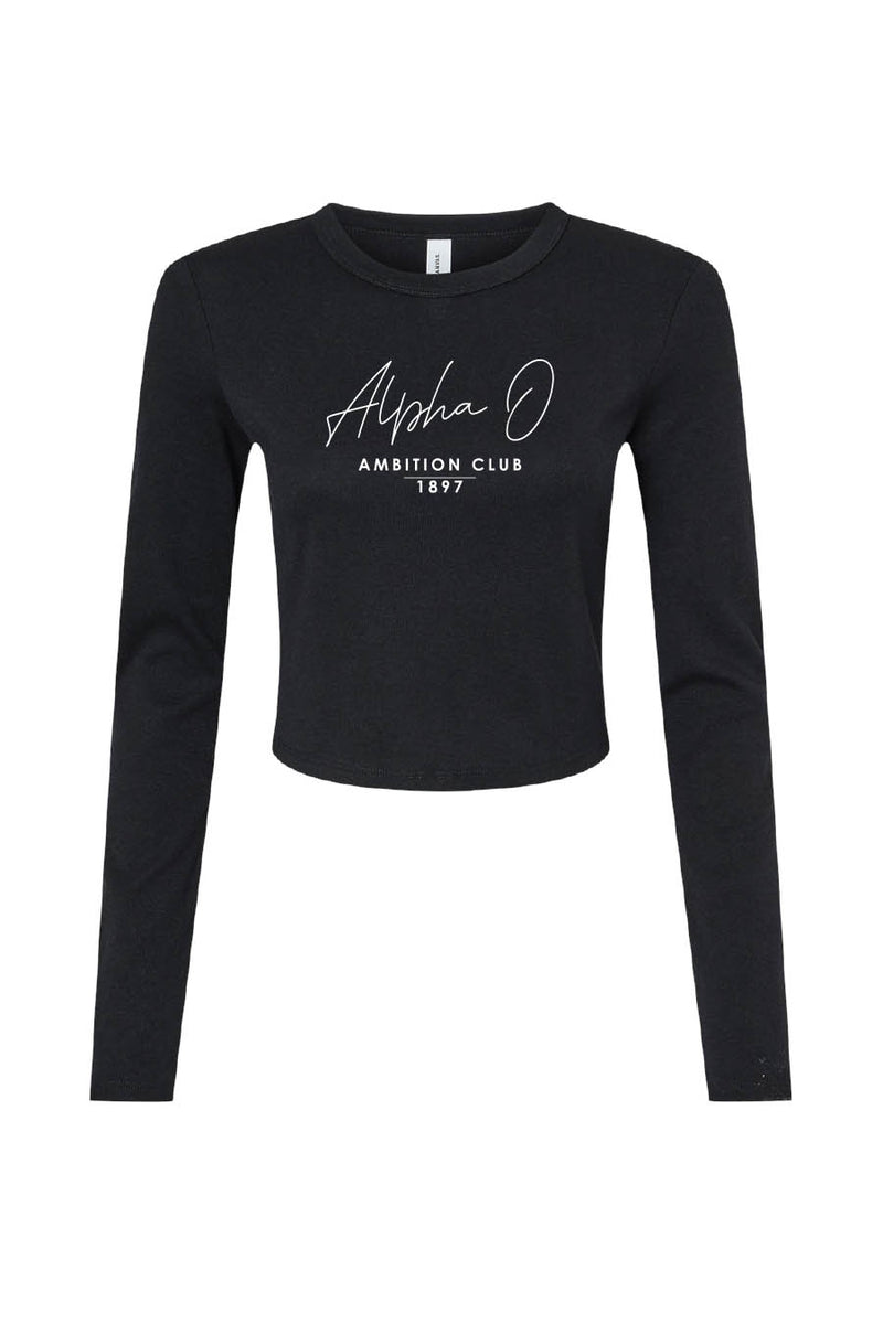 Ambition Club Cropped Long Sleeve