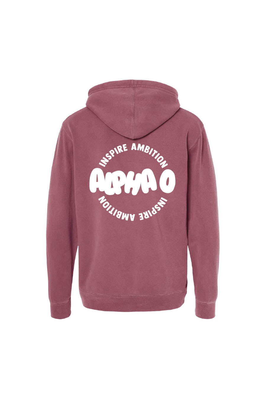 Alpha O Bubble Letter Hoodie