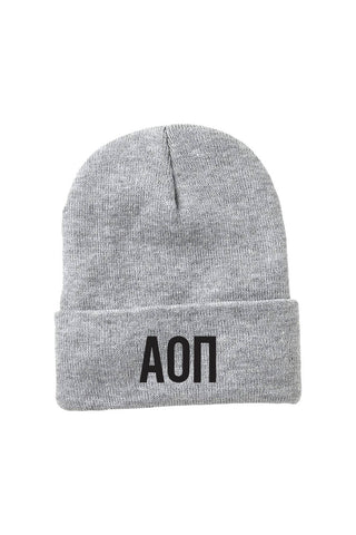 Red Established Patch Beanie