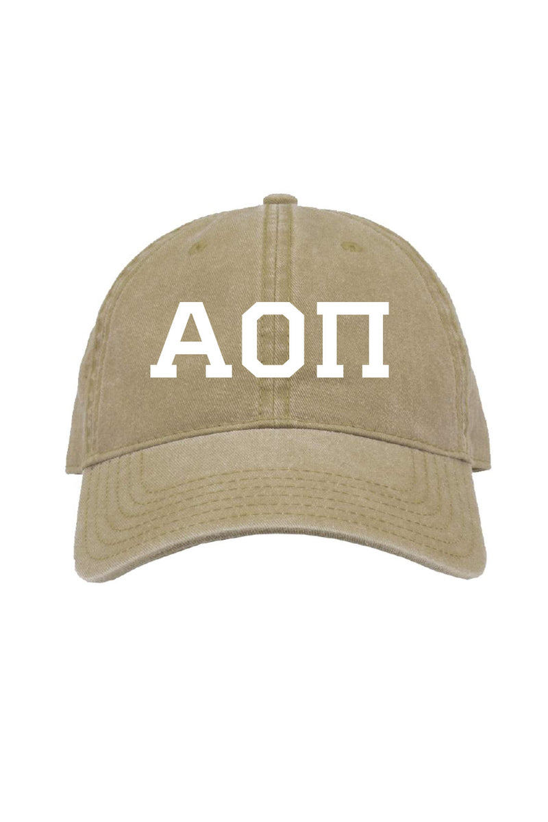 AOII Khaki Game Hat