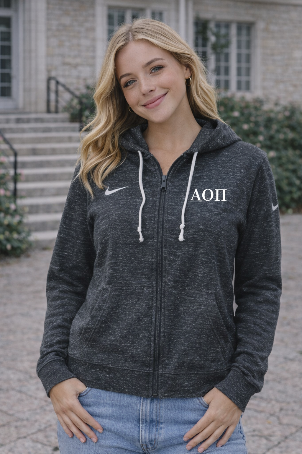 Nike Women's Gym Vintage Full-Zip Hoodie