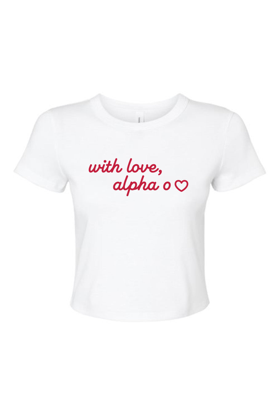 With Love Crop Tee