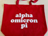 Fun Alpha Omicron Pi Decal