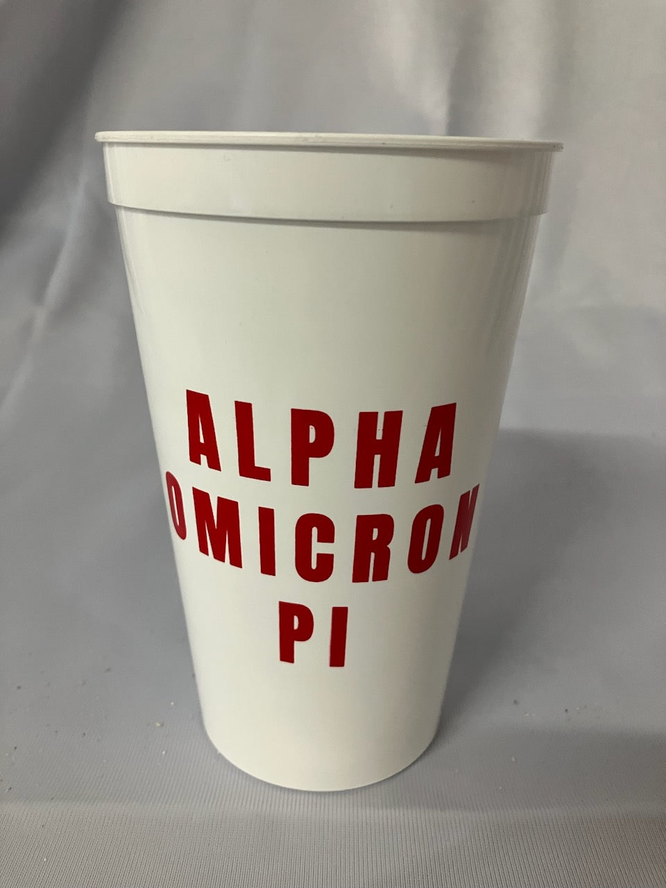 Alpha Omicron Pi Cup- White