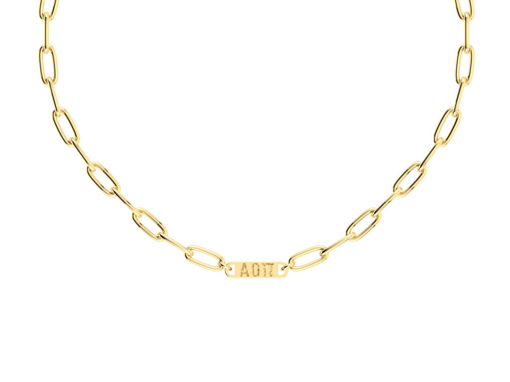 Paperclip Bar Necklace