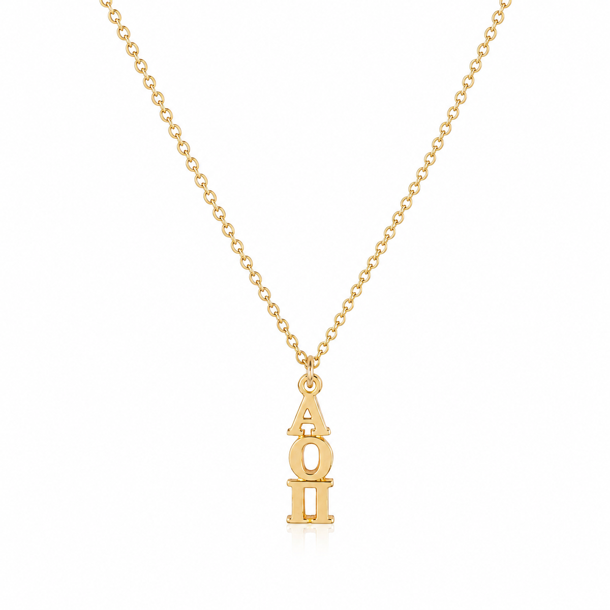 Vertical Lavaliere Necklace