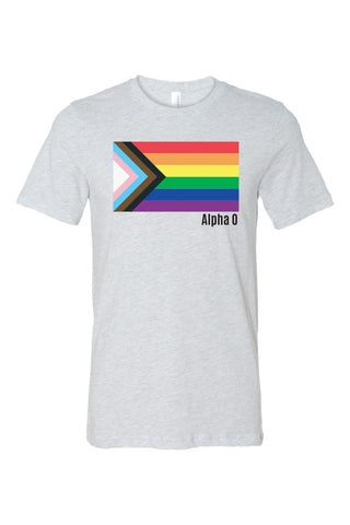 Alpha O Pride Button