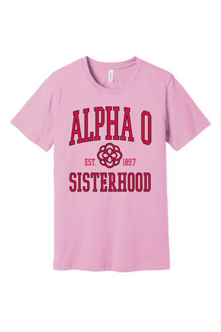 Bold Alpha O Sisterhood Crewneck