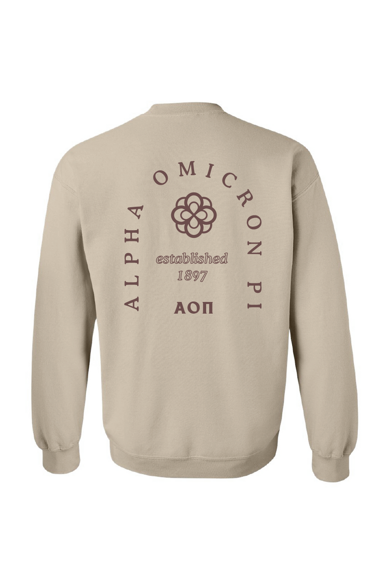 Etched is Sand Crewneck