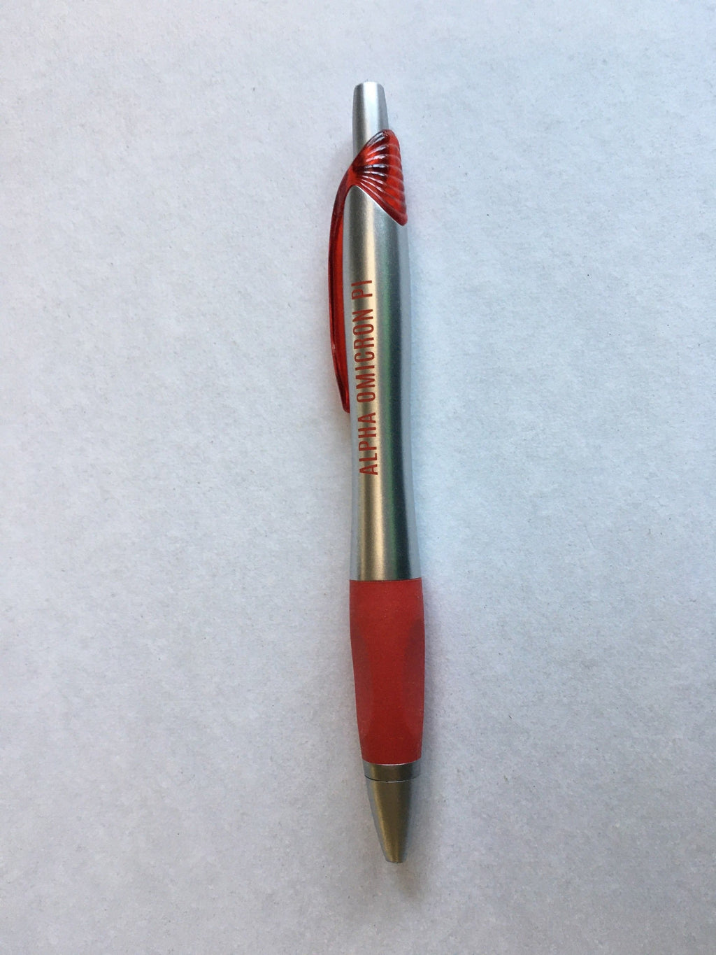 Classic Silver and Red Pen